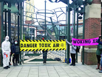 Climate activists raise air pollution concerns