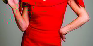 Dream role for Michelle as the lady in red