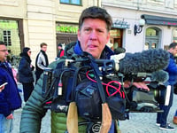 ‘High-risk’ BBC cameraman in Lviv says Ukraine people so grateful for support