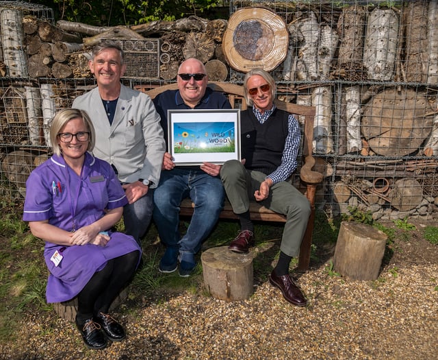 Music legend renames hospice wildlife garden