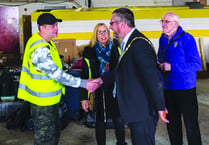 Mayor impressed by Ukraine relief effort run from local airport