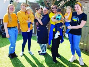 Nursery has been staunch in support of war-torn country