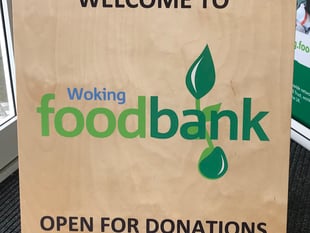 Woking Foodbank given £950 boost as it trials evening session 