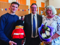 Knitting group creates colourful woolly tributes to Her Majesty