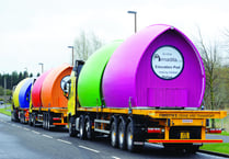 Colourful pods provide extra classroom