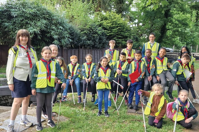 Cubs and Beavers help ‘Trash the Trash’ 