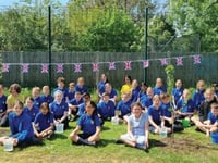 Pupils plant a mini orchard for jubilee