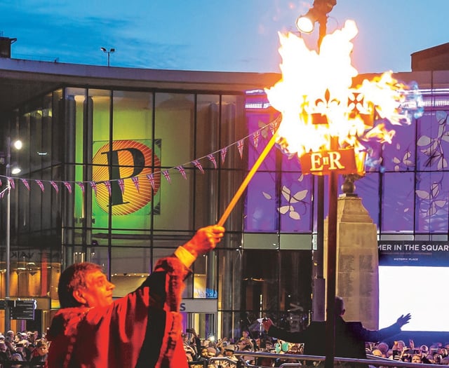 Woking’s jubilee beacon paid tribute to Her Majesty’s 70-year reign