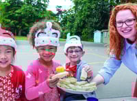 Pupils learn about Queen’s reign in style