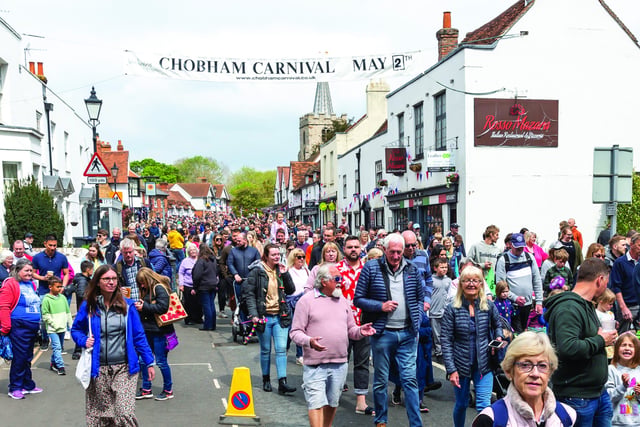 Chobham Carnival will distribute up to £10,000 in grants