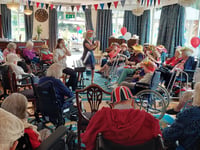 Nursing home choir’s tribute to the Queen