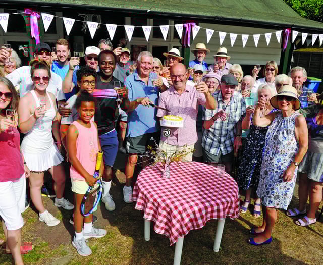 Tennis club celebrates 70 years