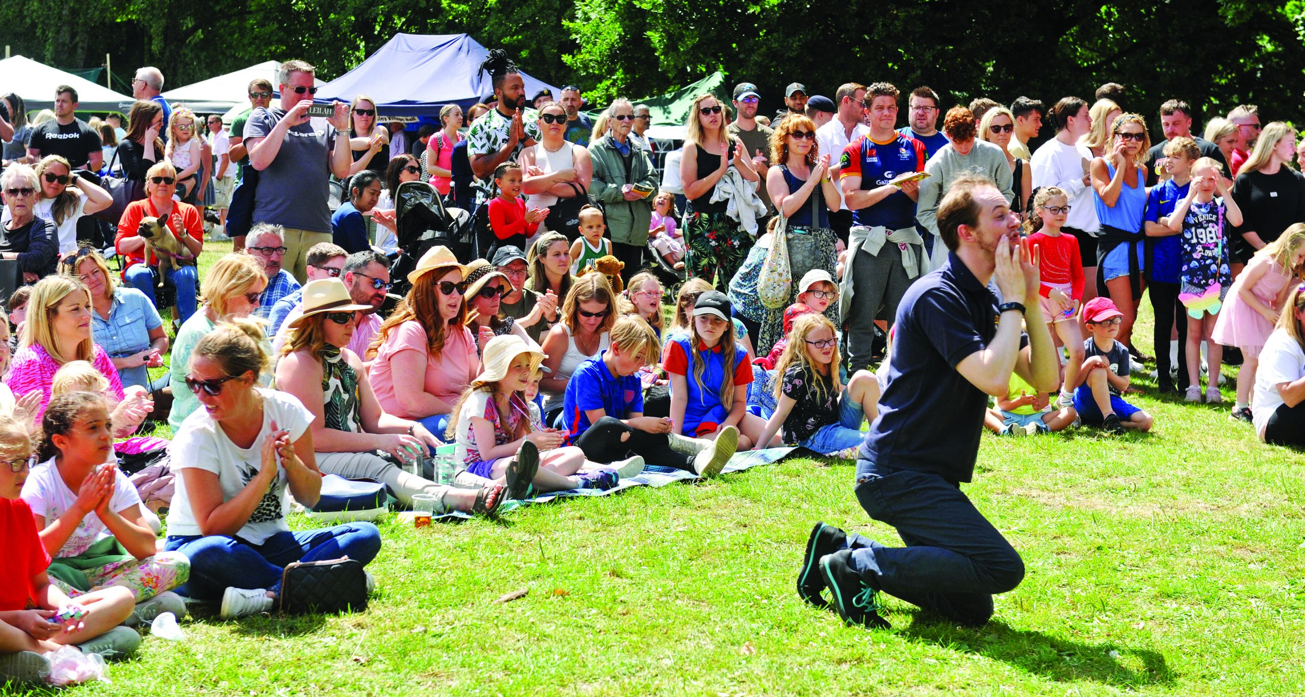 Big crowds the return of village fayre wokingnewsandmail.co.uk