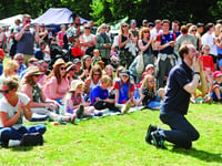 Big crowds welcome the return of village fayre