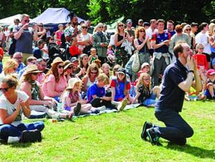 Big crowds welcome the return of village fayre