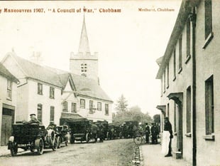 Military might a regular sight on village streets