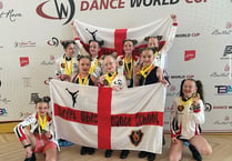 World Cup victory for gold winning dancers