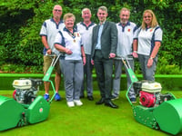 Grant helps to keep club’s green in tip-top condition