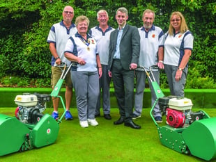 Grant helps to keep club’s green in tip-top condition