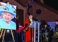 Residents pay a final tribute to Her Majesty