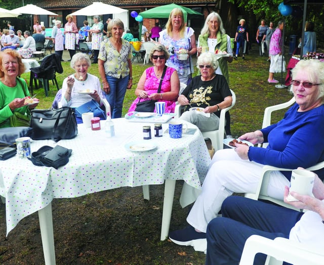 Tea and cake finale brings charity total to £14,400