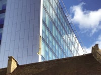 Falling panel forced closure of town centre walkway