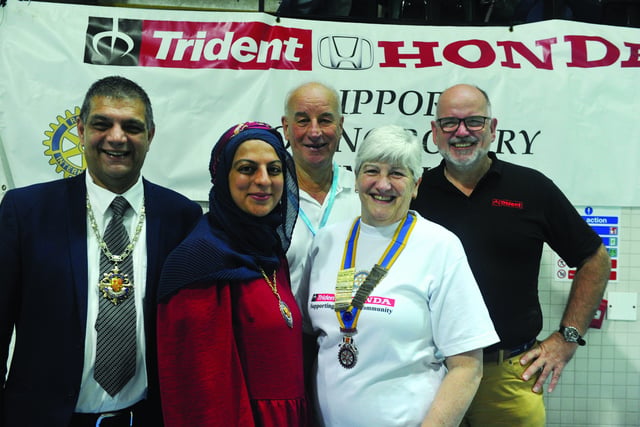 Teams splash out to support charities