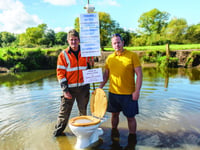 Protest reveals sewage works as worst in the area for discharges