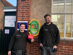 Life-saving kit installed to help the community