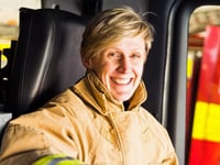 Surrey's first female firefighter reflects on 30 years' service