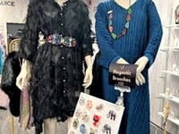 Pop-up boutique from fashion show designer