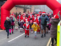 Santas go on the run for Woking hospice