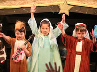 Little stars shine in festive plays