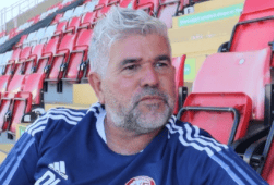 Woking's head groundsman David Langheim.
