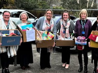 Medical practice dispenses festive cheer