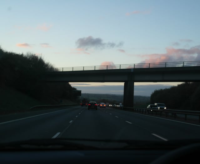A3 driver's horror as windscreen smashed by object thrown from bridge