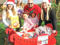 ‘Best year’ for foodbank sleigh