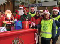Woking Mayor helps with bucket collection for charity