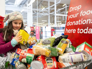 Record year of giving to food banks