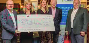 West Byfleet golfers chip in with charity cheque