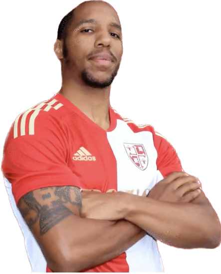 Woking's two-goal hero Rhys Browne.