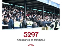 'Pyro dogs' patrol record crowd at Woking FC