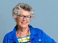 Prue cooks up anecdotes from the Great British Bake Off for local show