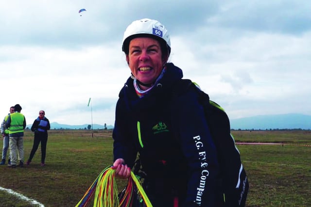 Sky's the limit: Watch Woking paragliding star in action