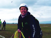 Sky's the limit: Watch Woking paragliding star in action