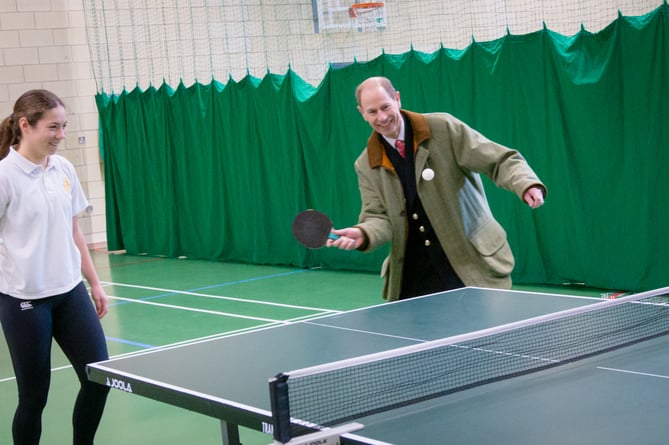 Earl of Wessex opens Gordon's sports hub 
