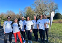 Fitness group works out to support domestic abuse charity