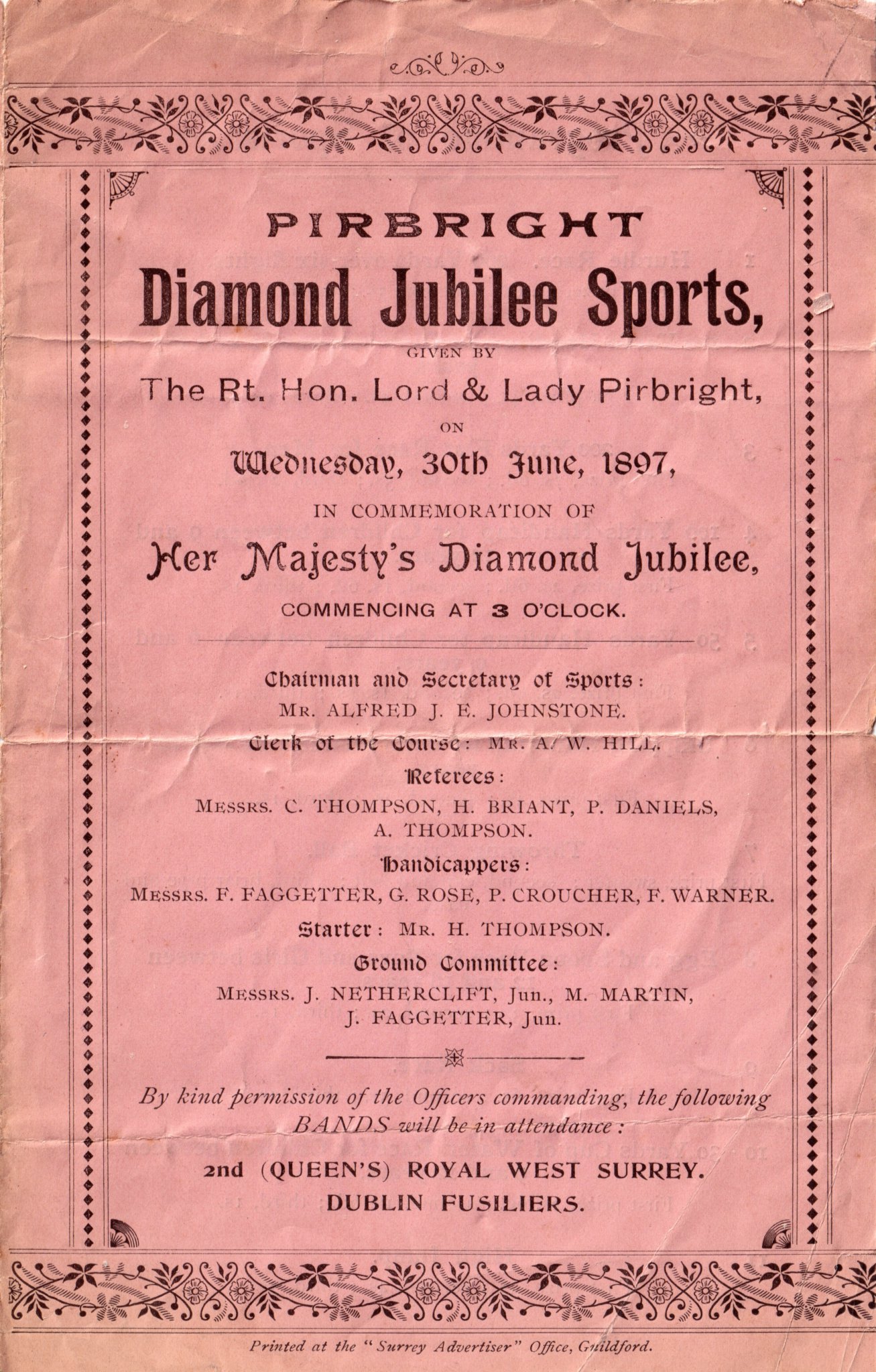 Peeps into the Past: Fine prizes on special day in Pirbright