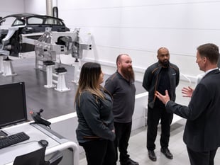 Chancellor puts spotlight on McLaren apprentices at Woking