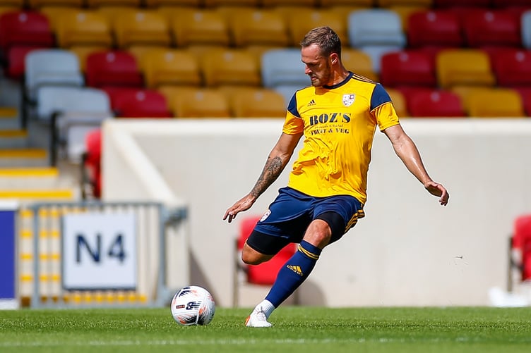 Woking defender Luke Wilkinson.